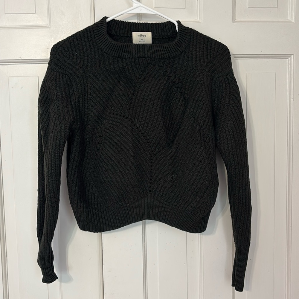 Aritzia Wilfred - cable knit sweater - size XS